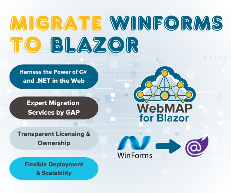 Winforms to WebMAP for Blazor