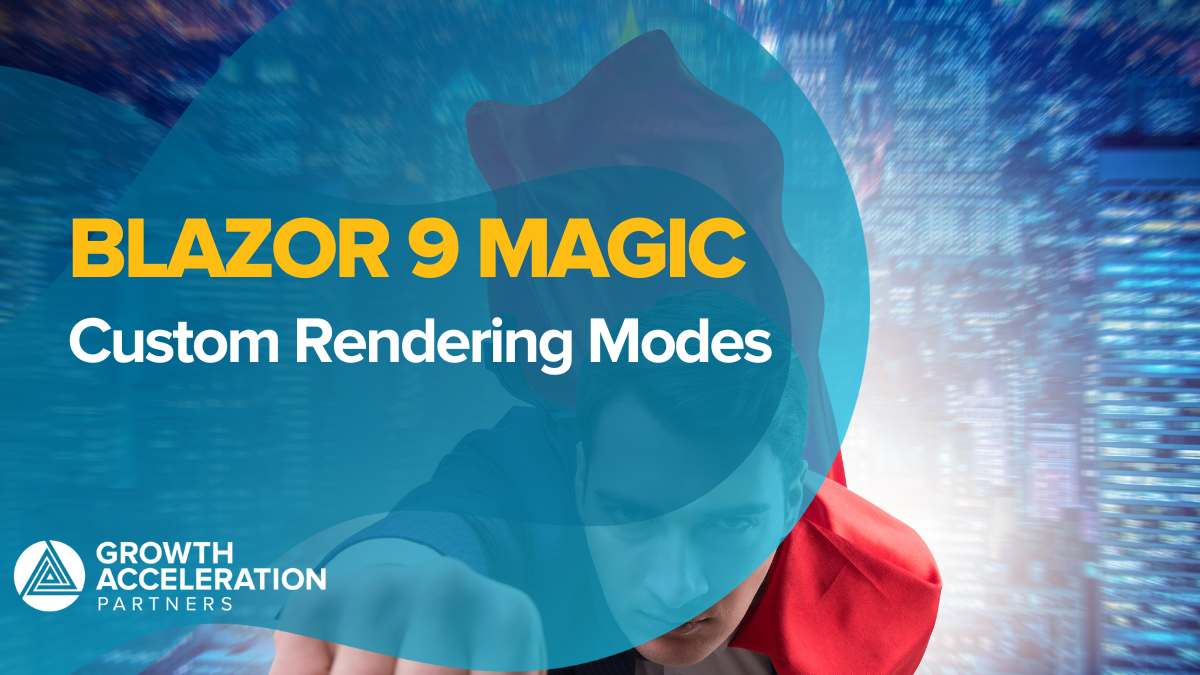 Blazor 9's Custom Rendering Modes: Because One Size Never Fits All